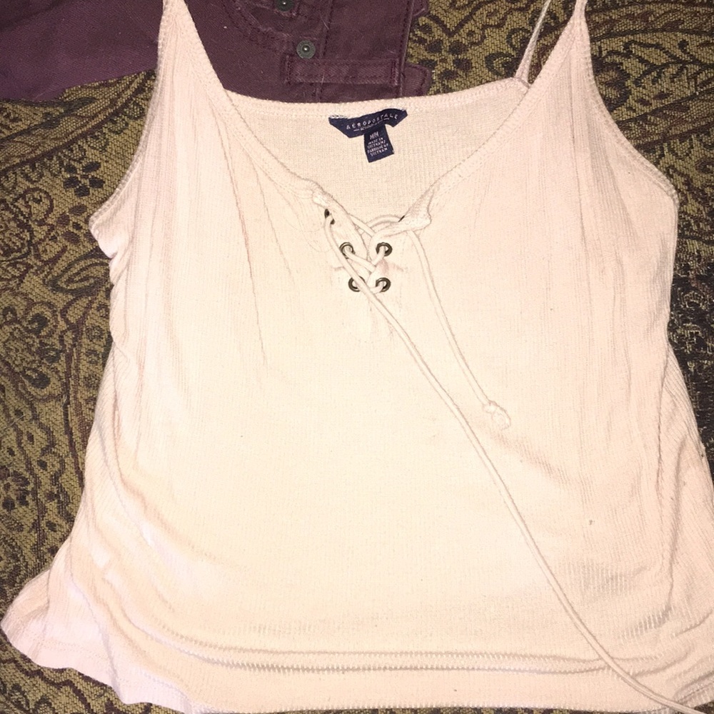 Pink crop top